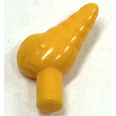 bright light orange friends accessories horn snail shell
