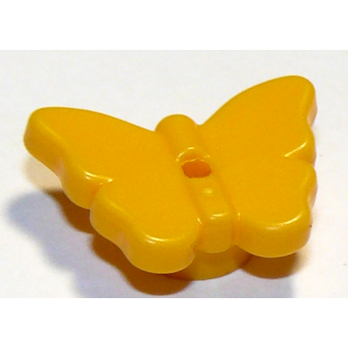 bright light orange friends accessories butterfly with stud holder