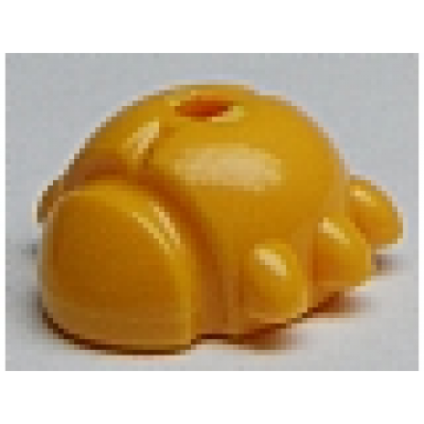 bright light orange friends accessories beetle ladybug with stud holder