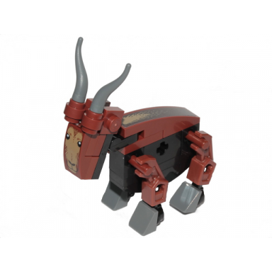 thors goat black and reddish brown tanngnjã³str - brick built