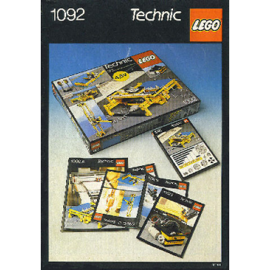 set 1092 activity booklet - parts tray organizer card