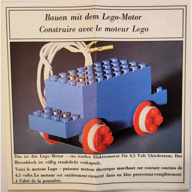 bauen mit dem lego-motor construire avec le moteur lego 3166-sch.