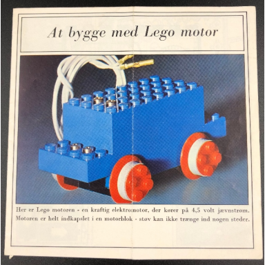 at bygge med lego motor 3166-da