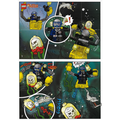 alpha team underwater mini comic book