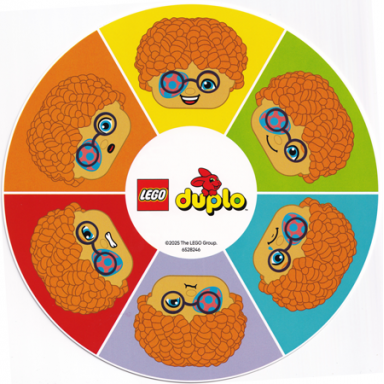 set 10449 - cardboard emotion wheel