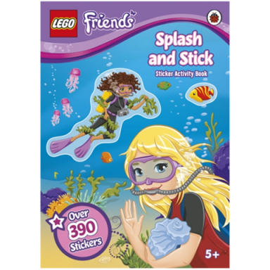 friends - splash and stick sticker activity book