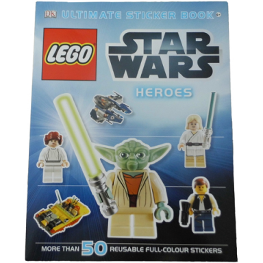ultimate sticker book - star wars heroes 50 sticker version