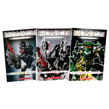 bionicle - legends gift set 2 books 3 through 5