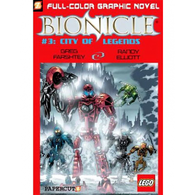 bionicle - graphic novel 3: city of legends hardcover