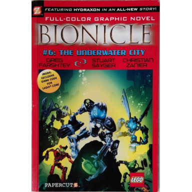 bionicle - graphic novel 6: the underwater city softcover