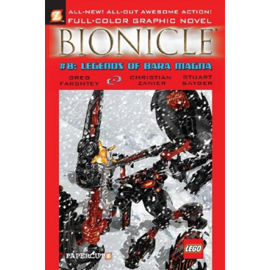 bionicle - graphic novel 8: legends of bara magna hardcover