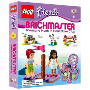 friends - brickmaster: treasure hunt in heartlake city hardcover