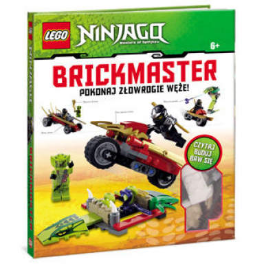 ninjago - brickmaster: pokonaj złowrogie węże! hardcover polish edition