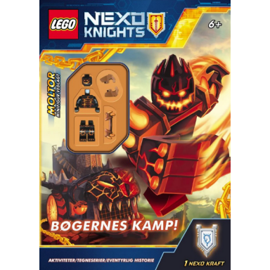 nexo knights - bøgernes kamp! softcover danish edition
