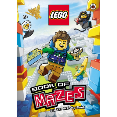 book of mazes: sticker activity book softcover english - uk edition
