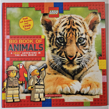 big book of animals: a lego adventure in the real world hardcover