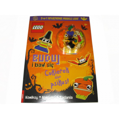 buduj i baw się: cukierek albo psikus! softcover polish edition
