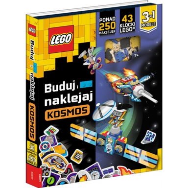 buduj i naklejaj kosmos hardcover polish edition