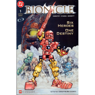 bionicle 1 april 2001 six heroes one destiny