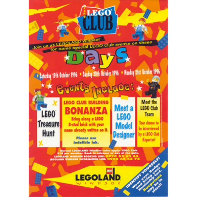 1996 insert - bricks n pieces magazine oct nov