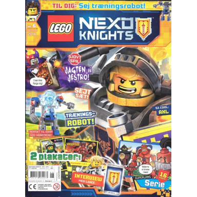 nexo knights magazine 2016 issue 6 danish