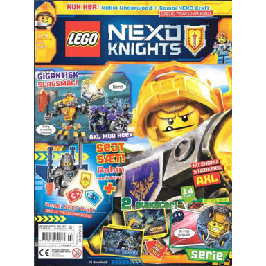 nexo knights magazine 2017 issue 3 danish