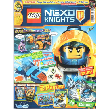 nexo knights magazine 2017 issue 21 german
