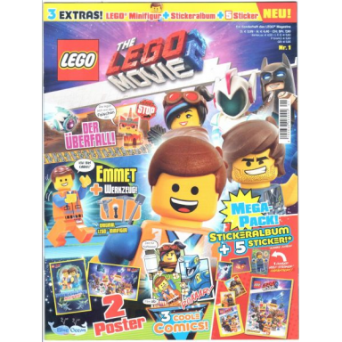 the lego movie 2 magazine 2019 issue 1 german