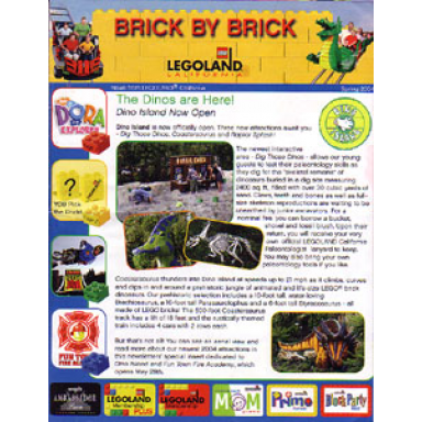 brick by brick legoland california passholders newsletter - 2004 spring