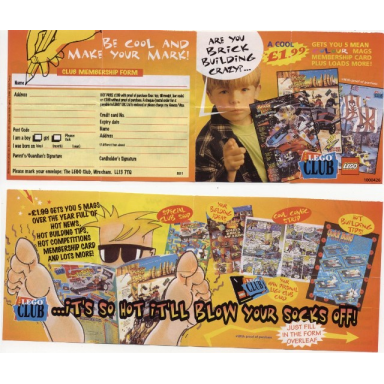 1996 insert - lego club uk 1000426