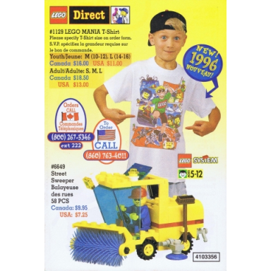 1996 insert - lego direct - us canadian 4103356