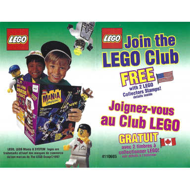 1997 insert - lego club - us canadian 4110685
