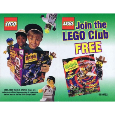 1997 insert - lego club - us 4110732
