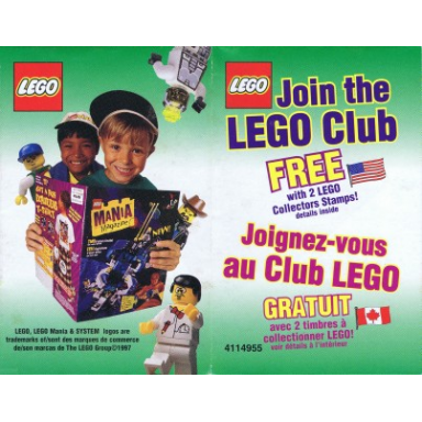 1997 insert - lego club - us canadian 4114955