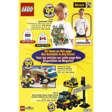 1999 insert - lego direct - us canadian with set 6459