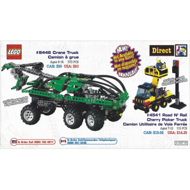 1999 insert - lego direct - us canadian technic