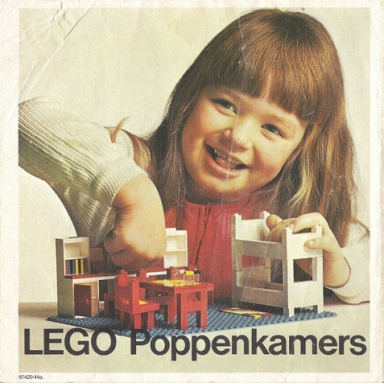 1972 medium dutch lego poppenkamers 97420-ho