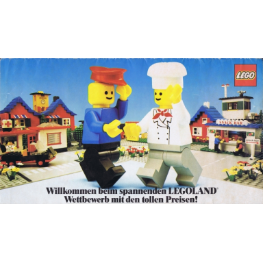 1980 large german foldout 30 x 17 cm 99.770-d