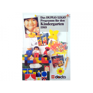 1989 large german dacta - das duplo lego programm für den kindergarten 950131-d