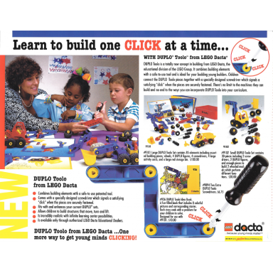 1992 large us dacta flyer for duplo toolo