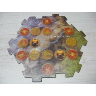 bionicle quest for makuta: adventure game - play board piece 16