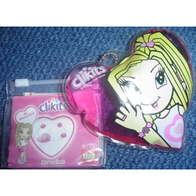 bubble bath 100ml clikits heart with real clikits bracelet