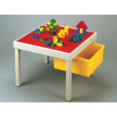 flip-top playtable red duplo gray lego top
