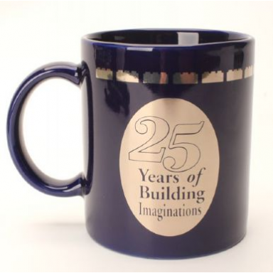 cup mug 25 years of building imaginations
