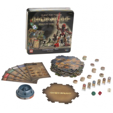 bionicle quest for makuta: adventure game collector tin version