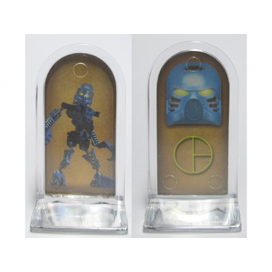 bionicle mask of light: the board game - play pawn toa mask blue