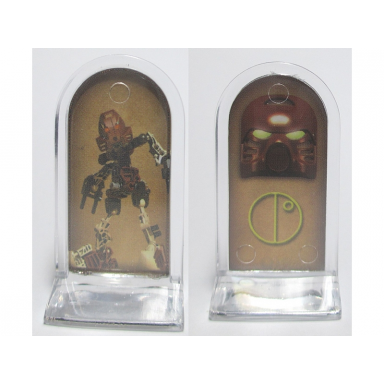 bionicle mask of light: the board game - play pawn toa mask brown