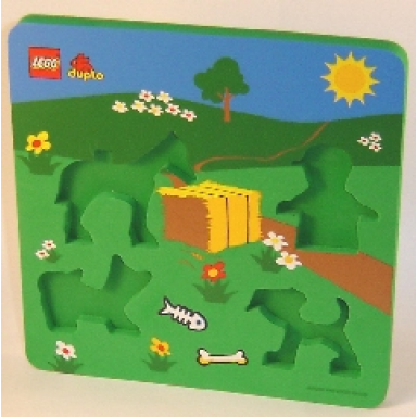 duplo puzzle 3d animals foam board