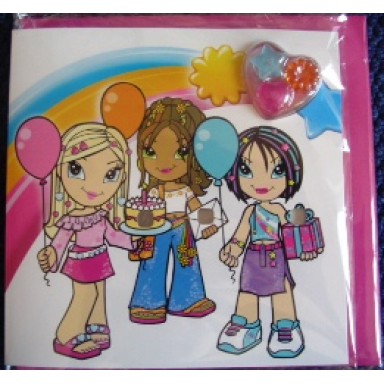 birthday card - clikits with envelope