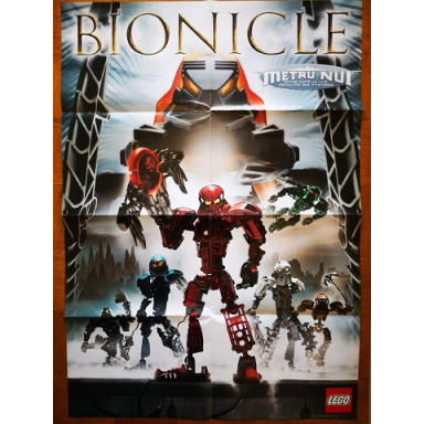 bionicle poster metru nui entre dans la cité découvre ses mystères